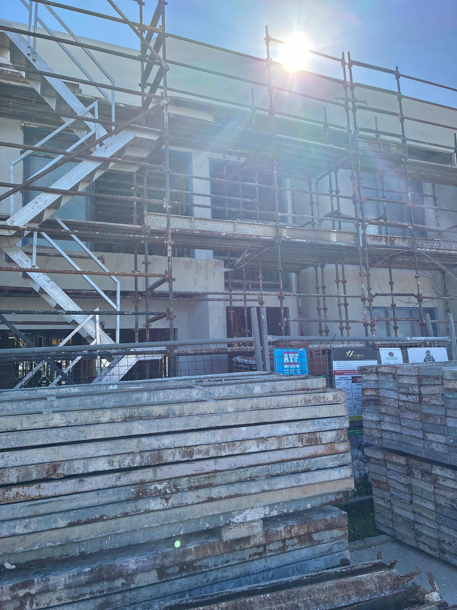 New build frame stage inspection Leppington NSW