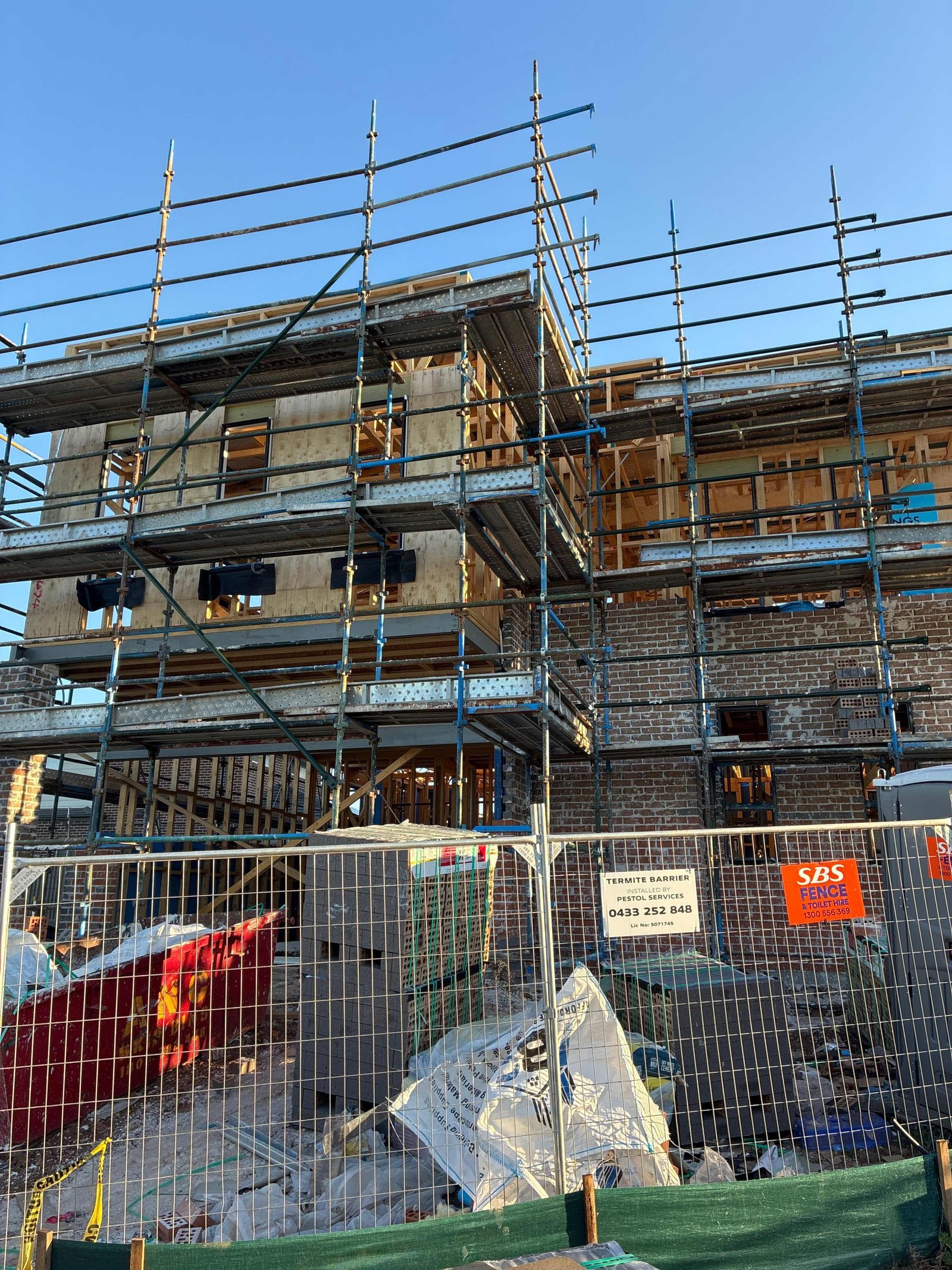 Pre-cladding wall wrap inspection Leppington NSW